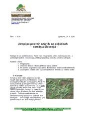 Ukrepi po poletnih neurjih na poljščinah